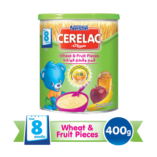 Buy Nestle Cerelac Wheat and Fruits - 400G in Saudi Arabia