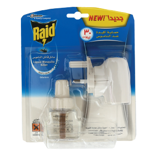 Buy Raid Liquid Mosquito Killer 30 Nights - 21.9 Ml in Saudi Arabia