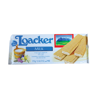 Buy Loacker Milk Wafer - 175G in Saudi Arabia