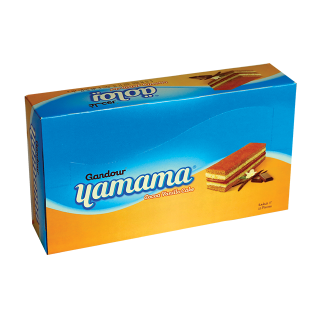 Buy Gandour Yamama Cake Chocolate and Vanilla - 12x20G in Saudi Arabia