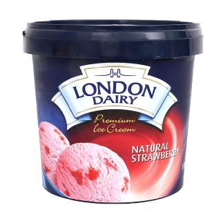Buy LONDON DAIRY Natural Strawberry - 1L in Saudi Arabia