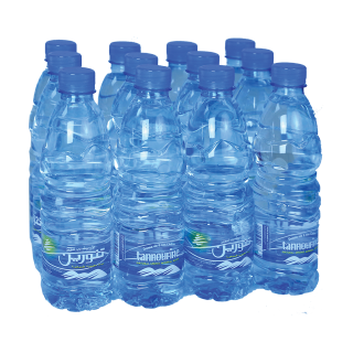 اشتري تنورين مياه معدنية طبيعية - 12 × 0.5 لتر في السعودية