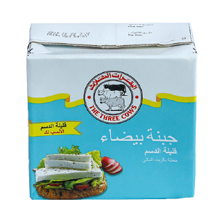 Buy The Three Cows White Cheese Low Cream - 500G in Saudi Arabia