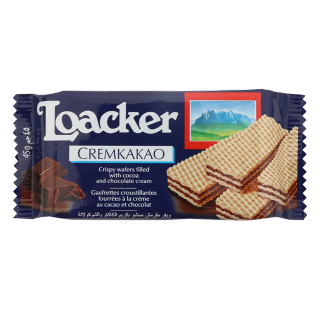 Buy Loacker Cremkakao Wafer - 25 x 45G in Saudi Arabia