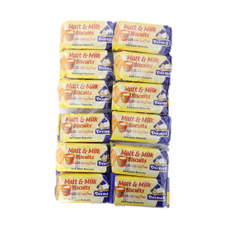 Buy Deemah Malt & Milk Biscuit - 12x40G in Saudi Arabia