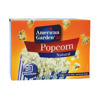 Buy American Garden Microwave Popcorn Natural - 297G in Saudi Arabia