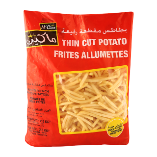 Buy Mccain Thin Frozen French Fries - 2.5Kg in Saudi Arabia