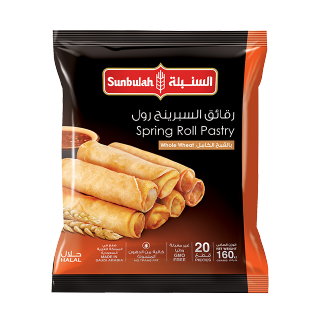 Buy Sunbulah Spring Roll Pastry Whole Wheat - 160G in Saudi Arabia