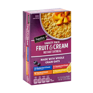 Buy Safeway Signature Select Fruit & Cream Instant Oatmeal - 12.3Z in Saudi Arabia