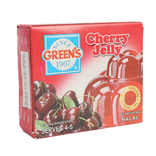 Buy Greens Cherry Jelly - 12×80G in Saudi Arabia