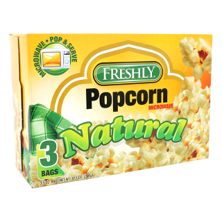 Buy Freshly Natural Microwave Popcorn - 10.50Z in Saudi Arabia