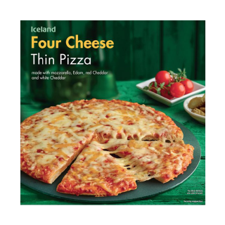 Buy Iceland Four Cheese Thin Pizza - 300G in Saudi Arabia
