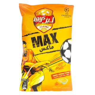 اشتري ليز Max Creamy Chedder Flavor Potato Chips - 50G في السعودية