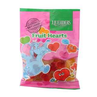 Buy J. Luehders Fruit Hearts Soft Gummy Candy - 200G in Saudi Arabia