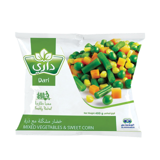 Buy Dari Mixed Vegetables with corn - 400G in Saudi Arabia