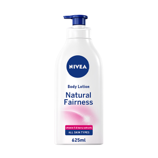 Buy Nivea Natural Fairness Vitamin E & Berry Extracts - 625 Ml in Saudi Arabia