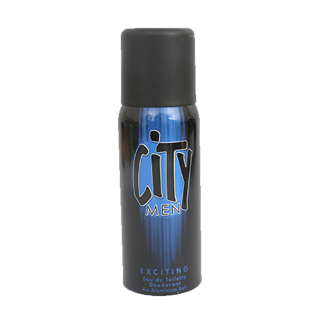 Buy City Men Deodorant Spray Exciting - 150Ml in Saudi Arabia