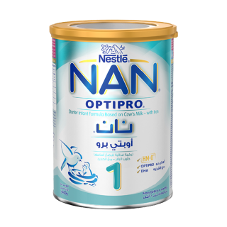 Buy Nestle Milk Nan 1 Optipro Starter Infant Formula - 400G in Saudi Arabia