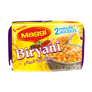 Buy Maggi Biryani 2 Minutes Noodles - 5x77G in Saudi Arabia