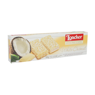 Buy Loacker Pastry Coconut Biscuits - 100G in Saudi Arabia