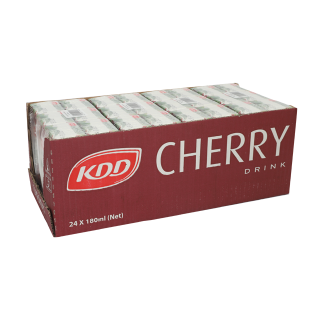 Buy KDD Cherry Drink -  24 x 180 Ml in Saudi Arabia