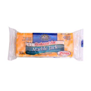 اشتري كريستال فارم جبنة ماربل جاك قليلة الدهون - 8 اونص في السعودية