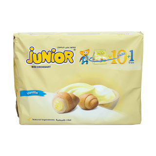 Buy Junior Mini Vanilla Croissant - 11×32G in Saudi Arabia