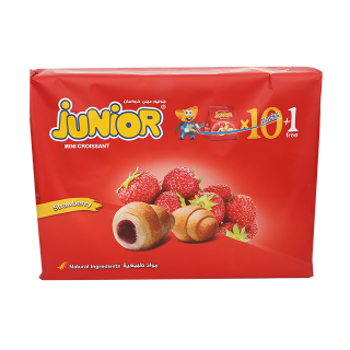 Buy Junior Mini Strawberry Croissant - 11×32G in Saudi Arabia