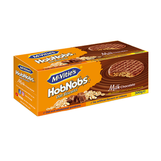 Buy Mcvitie's Hobnobs Choco Biscuits - 300G in Saudi Arabia