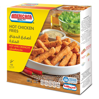 Buy Americana Hot And Crunchy Chicken Fries - 400G in Saudi Arabia