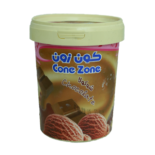 Buy Cone Zone Chocolate Ice Cream - 1L in Saudi Arabia