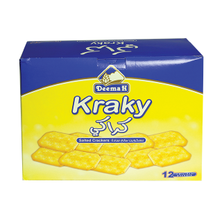 Buy Deemah Salted Crackers - 12x90G in Saudi Arabia