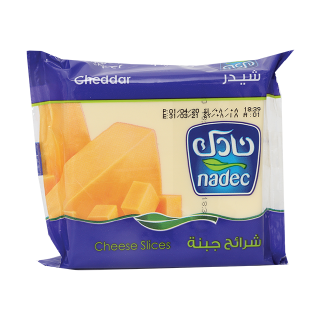 Buy Nadec Cheddar Cheese Slices - 200G in Saudi Arabia