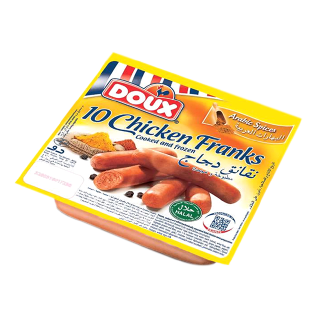 Buy Doux Chicken Franks Arabic Spices - 400G in Saudi Arabia