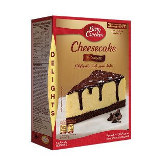 Buy Betty Crocker Chocolate Cheesecake Mix - 360G in Saudi Arabia