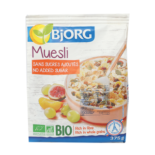 Muesli sans sucres ajoutes - Bjorg - 375g