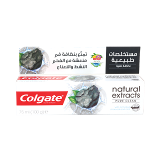 Buy Colgate Natural Extracts Activated CharcoalToothpaste - 75Ml in Saudi Arabia