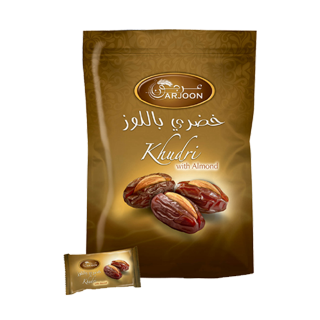 Buy Arjoon Khudri Dates With Almond - 280G in Saudi Arabia