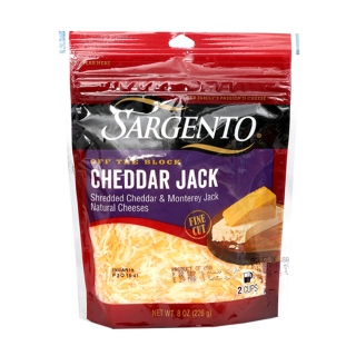 Buy Sargento Cheddar Jack Fancy Shredded - 8Z in Saudi Arabia