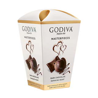 Buy Godiva Dark Chocolate Ganache Heart - 117G in Saudi Arabia