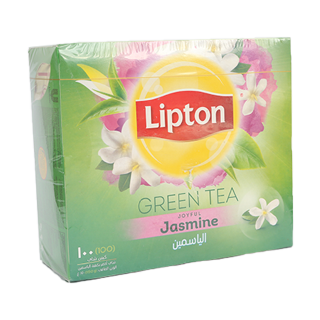 اشتري ليبتون شاي أخضر بالياسمين - 100 حبة في السعودية