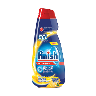 Buy Finish Dishwasher Cleaners Gel - 1L in Saudi Arabia