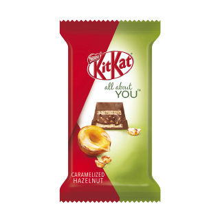 Buy KitKat Caramelized Hazelnut 5 Fingers - 40G in Saudi Arabia