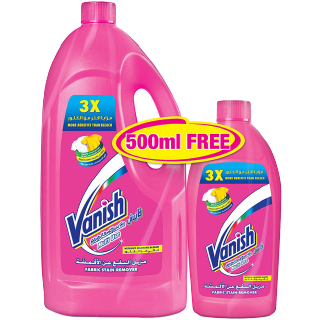 Buy Vanish Vanish Pink Liquid Stain Remover Multi Use - 1.8L + 500 Ml Pink in Saudi Arabia