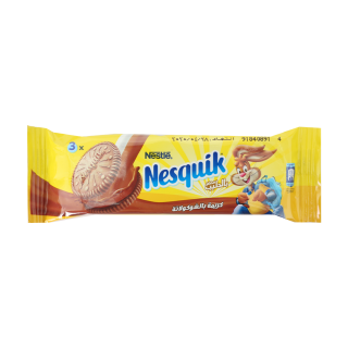 Buy Nesquick Biscuits Chocolate Milk Cream - 28G in Saudi Arabia