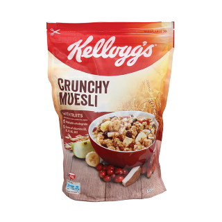Buy Kelloggs Crunchy Muesli with Fruit - 600G in Saudi Arabia