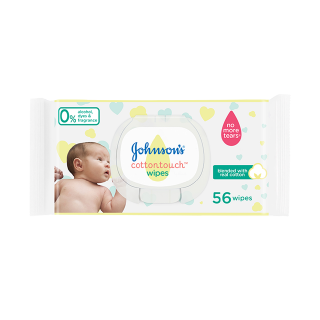 Buy Johnson's Cotton Touch Wipes - 56PCS in Saudi Arabia