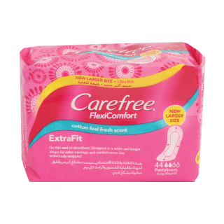 Carefree Acti-Fresh Thin Panty Liners, Extra Long, 93 Count