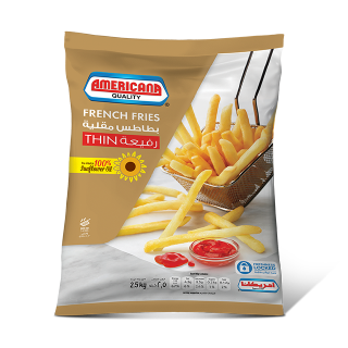 Buy Americana Thin French Fries - 2.5Kg in Saudi Arabia