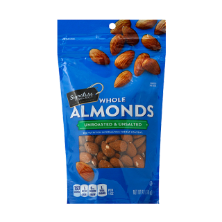 Buy Safeway Signature Select Unroasted & Unsalted Whole Almond - 6Z in Saudi Arabia